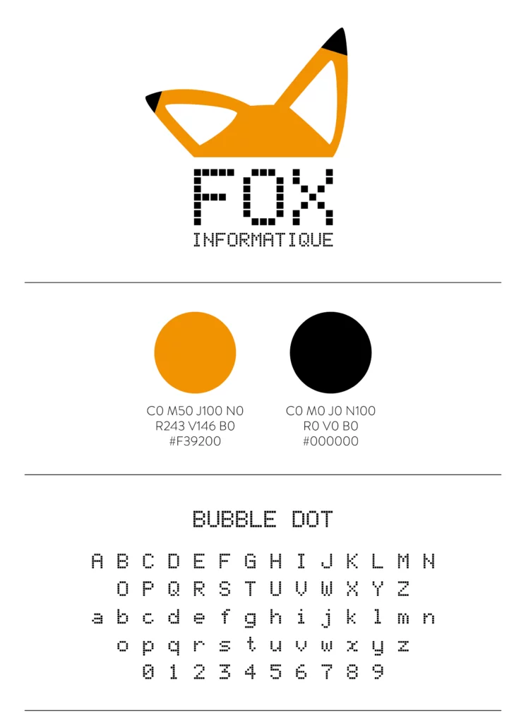 logo, fox, renard, informatique, seine et marne, identité