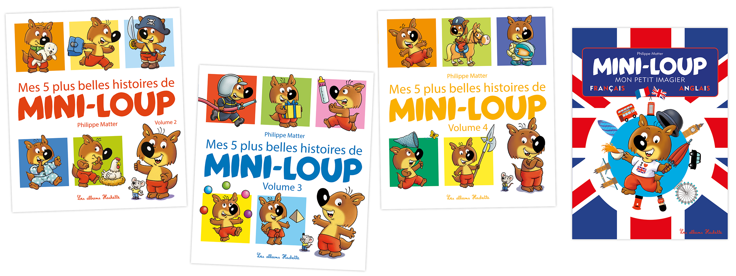 Mini-Loup, histoires, anglais